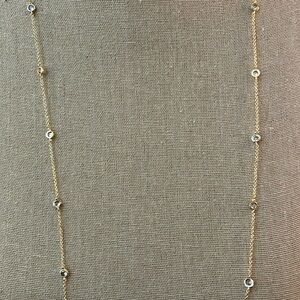 Rhinestones by the yard necklace